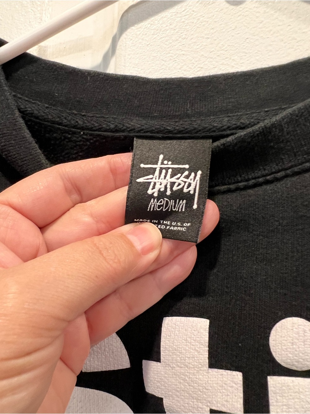 Stussy International Graphic Crewneck Sweatshirt Black Size M Mid 2010s - Picture 4 of 7